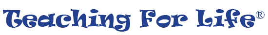 Teaching For Life banner white background